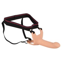 Силиконовый полый страпон на ремнях Silicone Strap-on - 16 см. Силиконовый полый страпон на ремнях Silicone Strap-on - 16 см.
