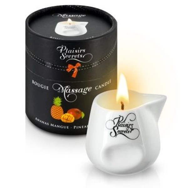 Массажная свеча с ароматом манго и ананаса Bougie de Massage Ananas Mangue - 80 мл