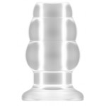 Прозрачная анальная пробка с тоннелем №51 Large Hollow Tunnel Butt Plug 5 Inch - 12,7 см