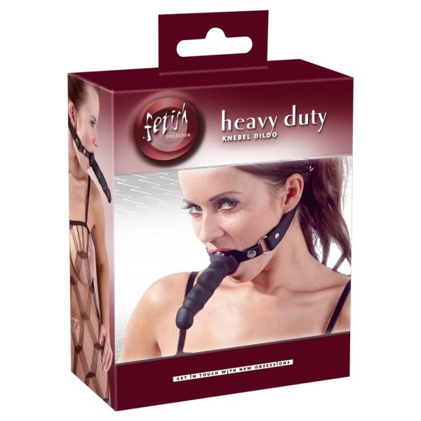 Кляп с наружным фаллоимитатором Knebel mit Dildo