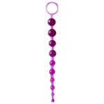 Фиолетовая анальная цепочка Anal stimulator - 26 см