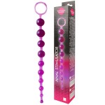 Фиолетовая анальная цепочка Anal stimulator - 26 см