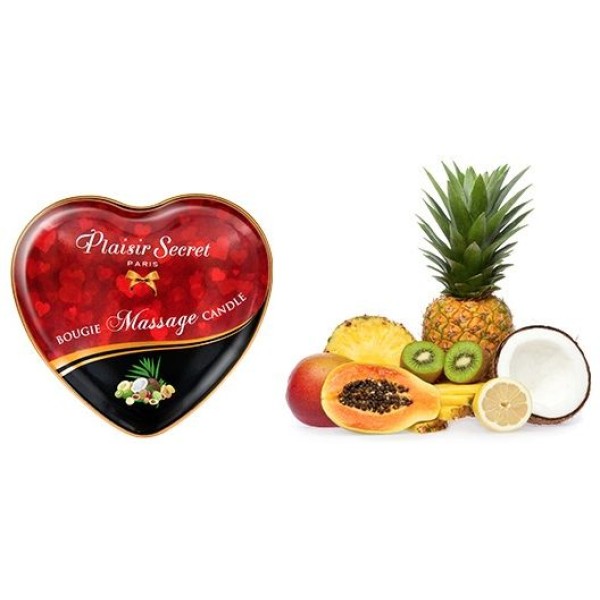 Массажная свеча с ароматом экзотических фруктов Bougie Massage Candle - 35 мл