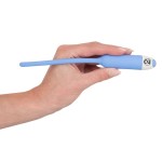 Голубой вибратор для уретры Dilator Vibe - 19 см