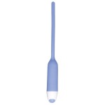 Голубой вибратор для уретры Dilator Vibe - 19 см