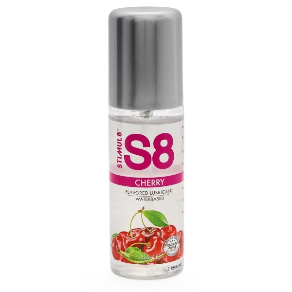 Смазка на водной основе S8 Flavored Lube со вкусом вишни - 125 мл
