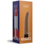 Реалистичный мультискоростной вибратор без мошонки Mad Rocket - 18 см