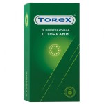 Текстурированные презервативы Torex  С точками  - 12 шт