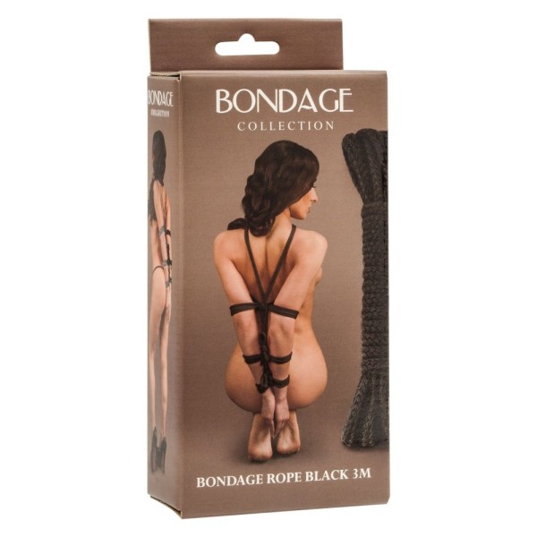 Черная веревка Bondage Collection Black - 3 м