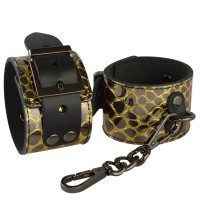 Золотистые наручники Рептилия 