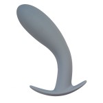 Серая анальная пробка Strong Force Anal Plug - 13,5 см