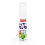 Гель-смазка Tutti-frutti со вкусом сладкой мяты - 30 гр