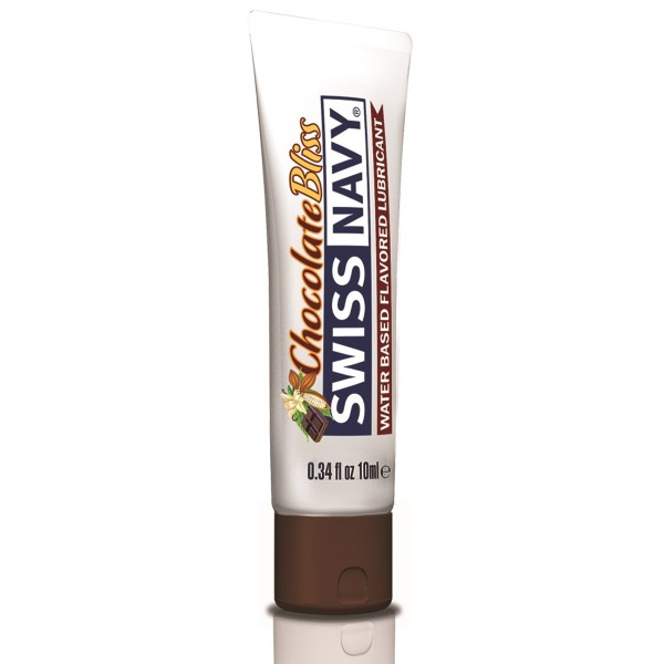 Лубрикант с ароматом шоколада Swiss Navy Chocolate Bliss Lube - 10 мл