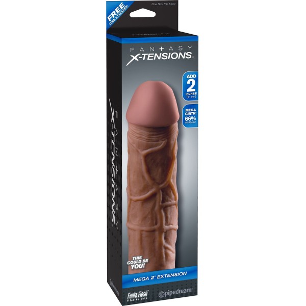 Коричневая насадка Mega 2  Extension - 20,3 см