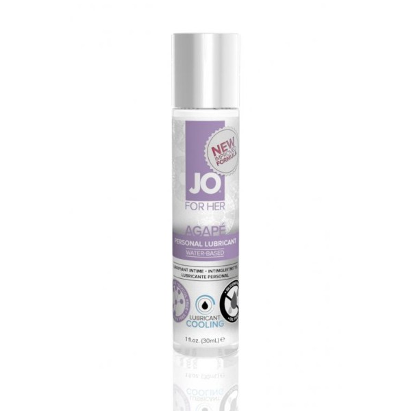 Женский охлаждающий лубрикант на водной основе JO AGAPE LUBRICANT COOLING - 30 мл