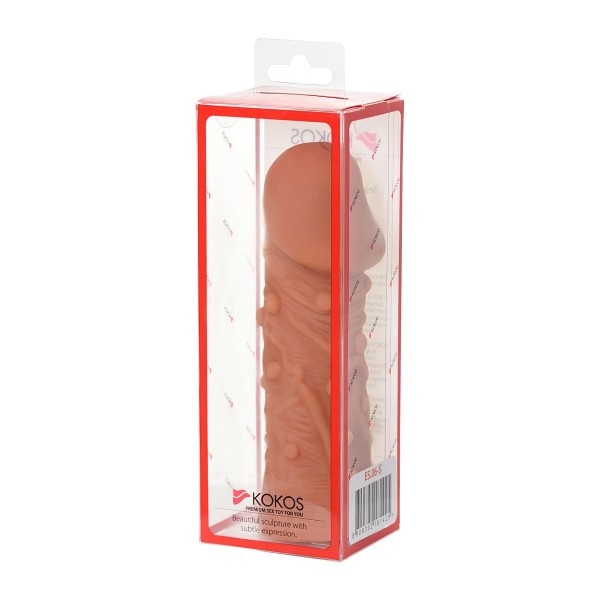 Насадка фаллического вида с венками и шишечками Extreme Sleeve 006 S-size - 12,7 см