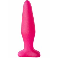 Розовая анальная пробка - 14 см. Розовая анальная пробка - 14 см.