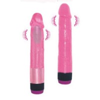 Ярко-розовый вибратор-реалистик - 22,5 см. Ярко-розовый вибратор-реалистик - 22,5 см.