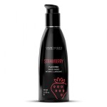 Лубрикант на водной основе с ароматом клубники Wicked Aqua Strawberry - 60 мл
