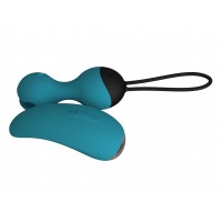 Бирюзовые виброшарики с вибропультом SuperNova Бирюзовые виброшарики с вибропультом SuperNova