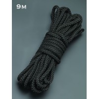 Черная веревка для связывания - 9 м.