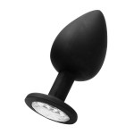 Черная анальная пробка N 91 Self Penetrating Butt Plug - 9,5 см