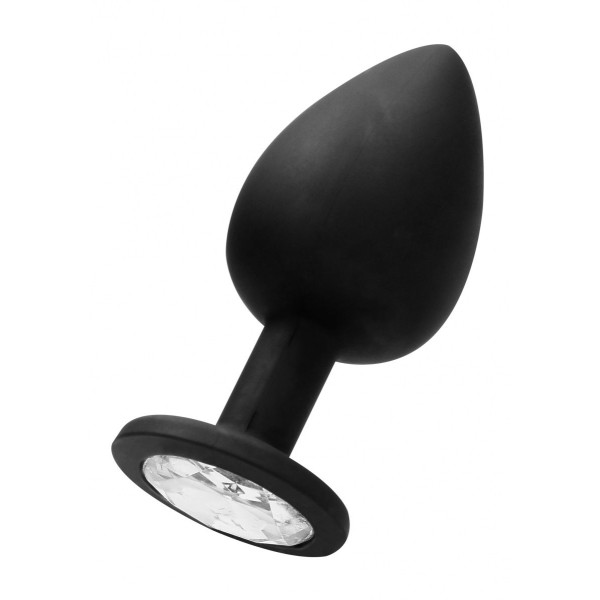 Черная анальная пробка N 91 Self Penetrating Butt Plug - 9,5 см