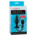 Расширяющаяся анальная пробка со съемным шлангом Large Silicone Inflatable Plug - 13,25 см