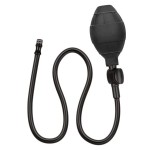 Расширяющаяся анальная пробка со съемным шлангом Large Silicone Inflatable Plug - 13,25 см