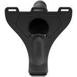 Черный полый вибрострапон Body Extensions BE Aroused - 17,78 см