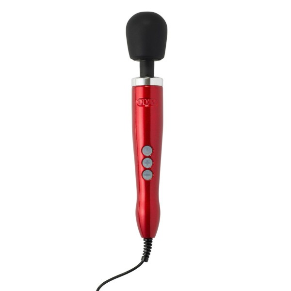 Красный вибратор Doxy Die Cast Wand Massager - 34 см