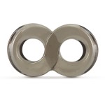 Дымчатое кольцо-восьмерка Cock Ring and Ball Strap