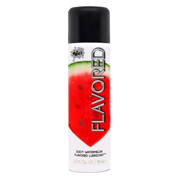 Лубрикант Wet Flavored Juicy Watermelon с ароматом арбуза - 89 мл