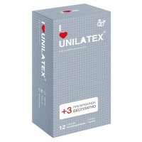 Презервативы с точками Unilatex Dotted - 12 шт. + 3 шт. в подарок Презервативы с точками Unilatex Dotted - 12 шт. + 3 шт. в подарок