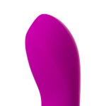 Розовый силиконовый вибратор с клиторальным стимулятором A-Toys Mady - 20,4 см