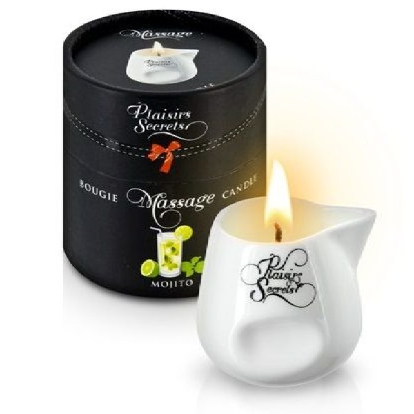 Массажная свеча с ароматом мохито Bougie de Massage Mojito - 80 мл
