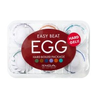 Набор из 6 мастурбаторов Tenga EGG II Hard Boiled с различным рельефом Набор из 6 мастурбаторов Tenga EGG II Hard Boiled с различным рельефом