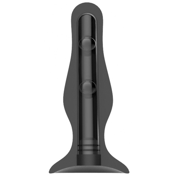 Черная анальная пробка Self Penetrating Butt Plug № 67 - 12,7 см