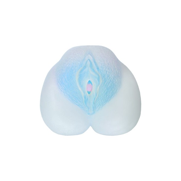 Прозрачный реалистичный мастурбатор Juicy Pussy Crystal Wave