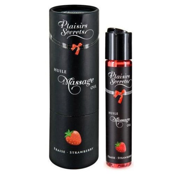 Массажное масло с ароматом клубники Huile de Massage Gourmande Fraise des Bois - 59 мл