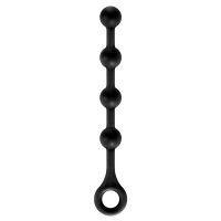 Черная цепочка анальных шариков Soft Balls Jr. - 29 см. Черная цепочка анальных шариков Soft Balls Jr. - 29 см.