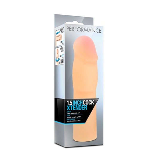 Телесная насадка-удлинитель на пенис PERFORMANCE 15INCH COCK XTENDER - 16 см