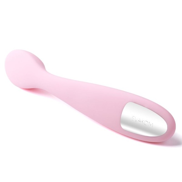 Нежно-розовый клиторальный вибратор Keri Pale Pink - 17 см