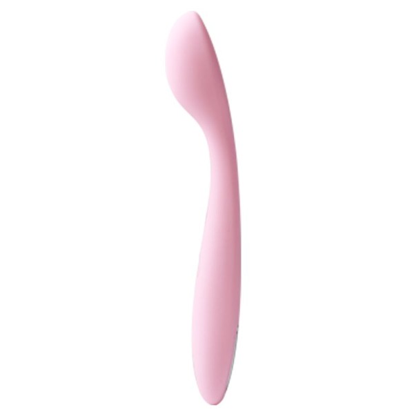 Нежно-розовый клиторальный вибратор Keri Pale Pink - 17 см