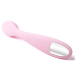 Нежно-розовый клиторальный вибратор Keri Pale Pink - 17 см