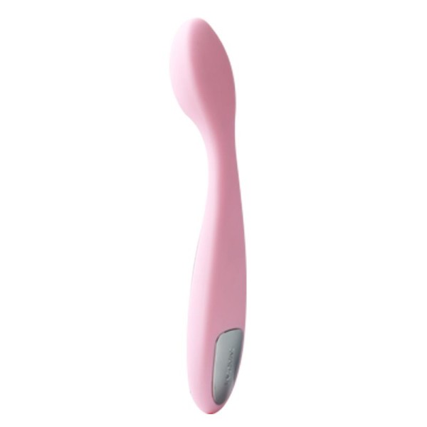 Нежно-розовый клиторальный вибратор Keri Pale Pink - 17 см