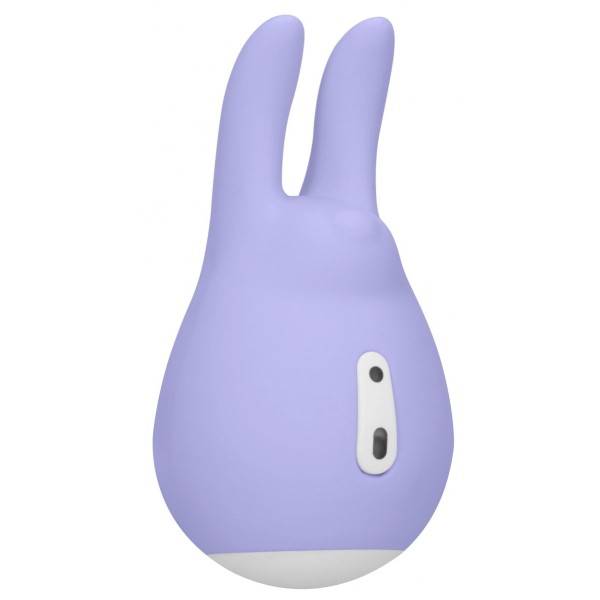 Фиолетовый клиторальный стимулятор Love Bunny - 9,4 см