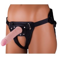 Телесный ультра реалистичный страпон с регулируемыми трусиками - 16,5 см. Телесный ультра реалистичный страпон с регулируемыми трусиками - 16,5 см.