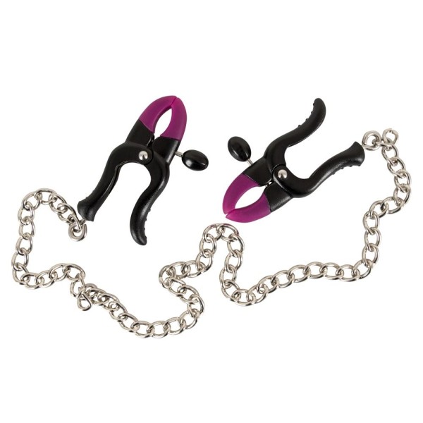 Зажимы на соски Silicone Nipple Clamps с цепочкой