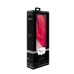Красный перезаряжаемый вибромассажёр VILAIN BIANCA BERRY - 18 см